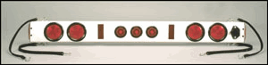 light bar remote tailight assembly